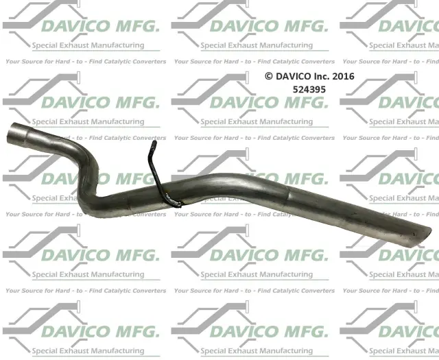 524395 - Exhaust: Prebent exhaust pipe for DAVICO CONVERTERS Image