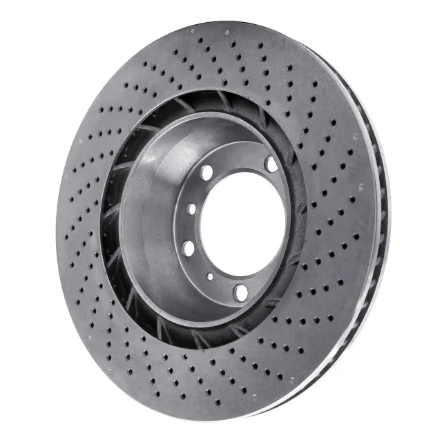62002047D - Brakes &amp; Brake Parts: Disc Brake Rotor - Drilled for DYNAMIC FRICTION Image