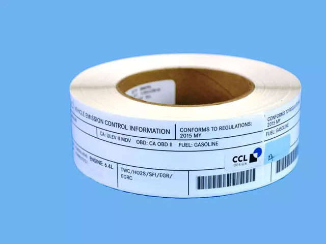 Vehicle Emission Control Information Label - Mopar (47480150AA)