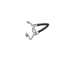 FOTZ3A713A - Steering: Power Steering Return Hose for Ford: Explorer, Ranger Image
