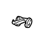 6C3Z5A246BA - Exhaust: Exhaust Bracket for Ford: Excursion, F-250 Super Duty, F-350 Super Duty, F-450 Super Duty, F-550 Super Duty Image