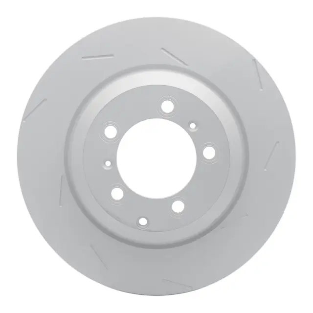 91002138D - Brakes &amp; Brake Parts: DFC Hi-Carbon Alloy GEOMET Coated Rotor - Slotted for DYNAMIC FRICTION Image