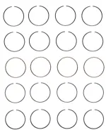 S93154STD - : Engine Piston Ring Set for Enginetech Image