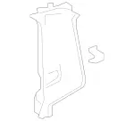 20569073259F93 - Body: Upper Quarter Trim for Mercedes-Benz Image