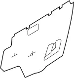 80861CR010 - Body: Inner Panel for Infiniti Image