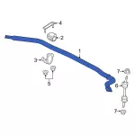 ML3Z5808A - : 2021-2024 Ford F-150 - Track Bar for Ford: F-150 Image