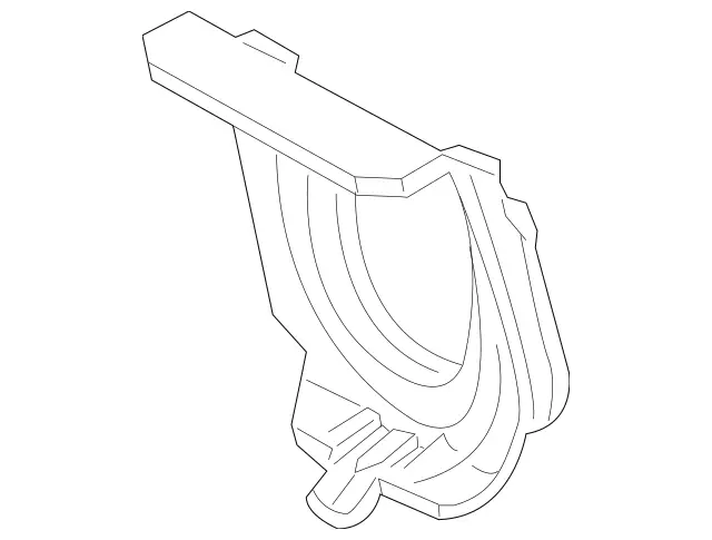 21146001958K67 - Steering: Lower Column Cover for Mercedes-Benz Image