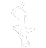 2215462643 - : Holder for Mercedes-Benz: 250, CL550, S350, S500, S550 Image