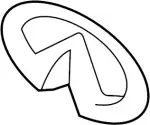 628904AM0A - Body: Emblem for INFINITI: Q70, Q70L Image image