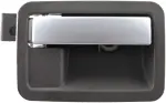 82075 - Body: Interior Door Handle Silver Lever, Dark Gray Housing for Dorman Image