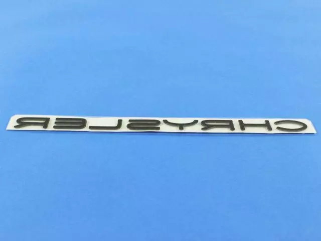 OEM NEW 04-07 Mopar Chrysler Town & Country Chrome Deck Lid Nameplate 5113296AA - Mopar (5113296AA)