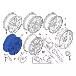 PR3Z1007N - : 2024 Ford Mustang - Wheel, Alloy for Ford: Mustang Image