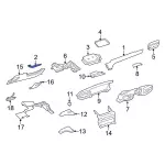 LB5Z7804339AA - : 2020 Ford Police Interceptor Utility - Front Molding for Ford: Explorer, Police Interceptor Utility Image