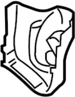 874051NG0C - Body: Recline Cover for INFINITI: G37, Q60 Image