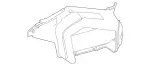 19069088009H42 - : Side Trim Panel for Mercedes-Benz Image