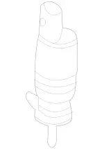 2218690121 - Body: Washer Pump for Mercedes-Benz Image