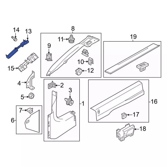 Radio Speaker Bracket - Ford (FR3Z-63026A53-A)