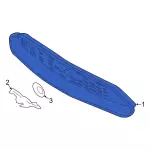 KR3Z8200AD - Body: Grille for Ford Image