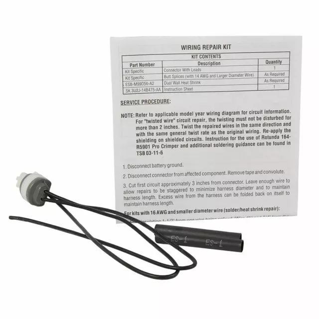 3U2Z14S411CUA - : Wire Assembly for Ford Image