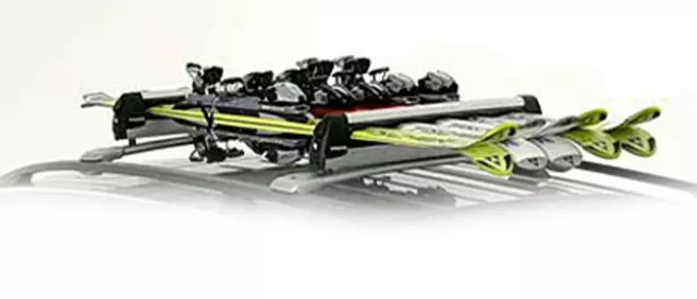31650229 - Hauling: 2005-2020 Volvo Ski &amp; Snowboard Rack Aluminum for Volvo: C30, EC40, EX40, S60, S80, S90, V50, V60, V70, V90 Cross Country, XC40, XC60, XC70, XC90 Image