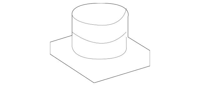 9902262 - Body: Support Panel Nut for Mercedes-Benz Image