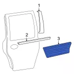 7L1Z4025557BA - : Body Side Molding for Ford: Expedition Image