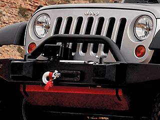 Front Off-Road Bumper without Winch Mount & OE Fog Light Holes in Black for 07-18 Jeep Wrangler JK - Mopar (82213578AC)