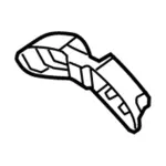 CR3Z6360221B - Body: Guide for Ford: Mustang Image