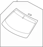 G27001CA1A - : Windshield for INFINITI: FX35, FX37, FX50, QX70 Image