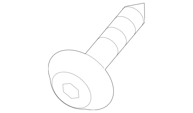 447 - Electrical System: Tapping Screw for Mercedes-Benz: 300SD, 300SL, 400SE, 400SEL, 500SEC, 500SEL, 500SL, 600SEL, 600SL, E420, E430, G500, G55 AMG, G550, G550 4x4, G63 4x4 Squared AMG, G63 AMG, G65 AMG, S420, SL320, SLK230, SLK320 Image image