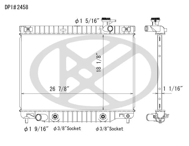 A2458 - : Koyorad Radiator for Koyo Image