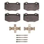 1552171801 - : DFC 5000 Advanced Pads - Low-Metallic and Hardware Kit for DYNAMIC FRICTION Image