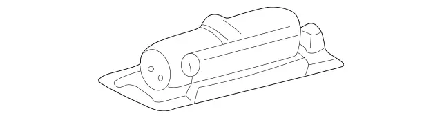 2308000348 - Vacuum System/Hydraulic System: Pump for Mercedes-Benz: SL500, SL55 AMG, SL550, SL600, SL63 AMG, SL65 AMG Image image