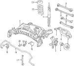 210324320464 - Springs and Suspension: Rear Spring for Mercedes-Benz Image