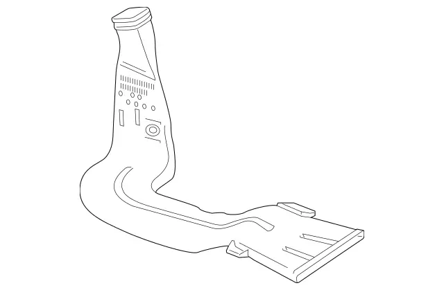 2478310100 - Heating and Ventilation: Air Duct for Mercedes-Benz: 180A, 180b, 220a, A220, A35 AMG, CLA250, CLA35 AMG, CLA45 AMG, CLA45 AMG S, GLA250, GLA35 AMG, GLA45 AMG, GLB250, GLB35 AMG Image image