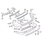 LB5Z17C830DA - Body: Molding for Ford: Explorer Image