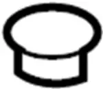 84410AL520 - Body: Hinge Cap for INFINITI: G25, G35, G37, Q40, Q60 Image