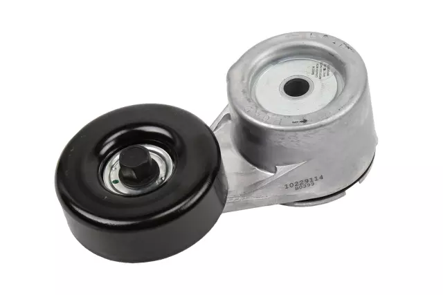 10229114 - : Belt Tensioner for Chevrolet: Astro, Blazer, C1500, C2500, C3500, C3500HD, G10, G20, G30, K1500 Pickup, K2500 Pickup, K3500 Pickup, P20, P30, S10, S10 Blazer, Suburban C1500, Suburban C2500, Suburban K1500, Suburban K2500, Suburban R10, Suburban R1500, Suburban R20, Suburban R2500, Suburban V10, Suburban V1500, Suburban V20, Suburban V2500, Tahoe | GMC: C1500 Pickup, C2500 Pickup, C3500 Pickup, C3500HD, G1500, G2500, G3500, Jimmy, Jimmy S15, K1500 Pickup, K2500 Pickup, K3500 Pickup, P2500, P3500, S15, Safari, Sonoma, Suburban C1500, Suburban C2500, Suburban K1500, Suburban K2500, Suburban R1500, Suburban R2500, Syclone, Typhoon, V1500 Suburban, V2500 Suburban, Yukon | Oldsmobile: Bravada Image