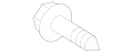 19904614 - Attachment Parts: Stud Bolt, Special Shape for Mercedes-Benz Image