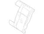 2189200116 - Rear Seat Bench: Padding, Rr Seat Backrest for Mercedes-Benz Image