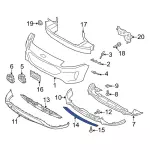 PJ6Z8419A - Body: Molding for Ford: Escape Image