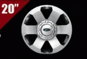5C3Z1007EA - Wheels: Flared 6-Spoke Polished Forged Aluminum Wheel for Ford: E-350 Super Duty, E-450 Super Duty, F-250 Super Duty, F-350 Super Duty, F-450 Super Duty, F-550 Super Duty Image