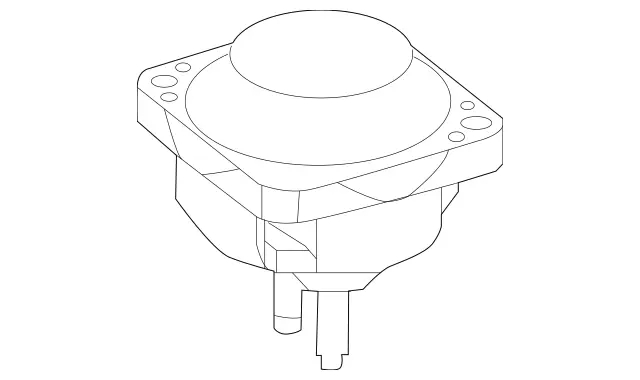 1672406300 - Engine Suspension: Transmission Bearing for Mercedes-Benz: GLE350, GLE450, GLE450e, GLS450 Image image