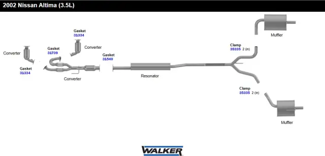 31739 - : Exhaust Pipe Flange Gasket for Walker Exhaust Image