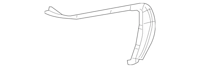 2096930133 - Body: Upper Trim for Mercedes-Benz Image
