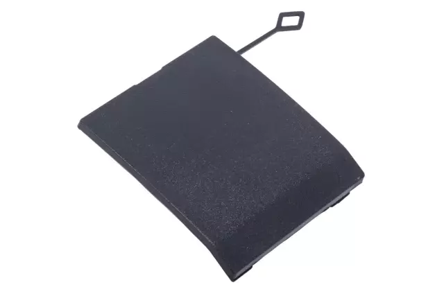 Black Rear Bumper Fascia Tow Eye Access Hole Cover - GM (23288777)