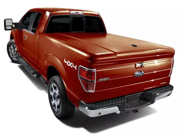 VDL3Z99501A42AT - Bed Products: Tonneau Cover, Hard Painted, 5.5' Bed for Ford Image