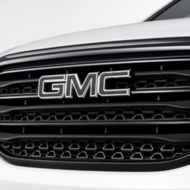 84378383 - Exterior: Exterior Emblem, Black Gmc for GM Image
