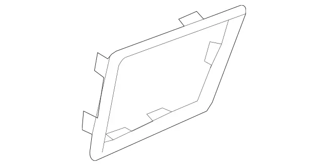 2047300148 - Rear Doors: Trim Molding for Mercedes-Benz: GLK250, GLK350 Image image