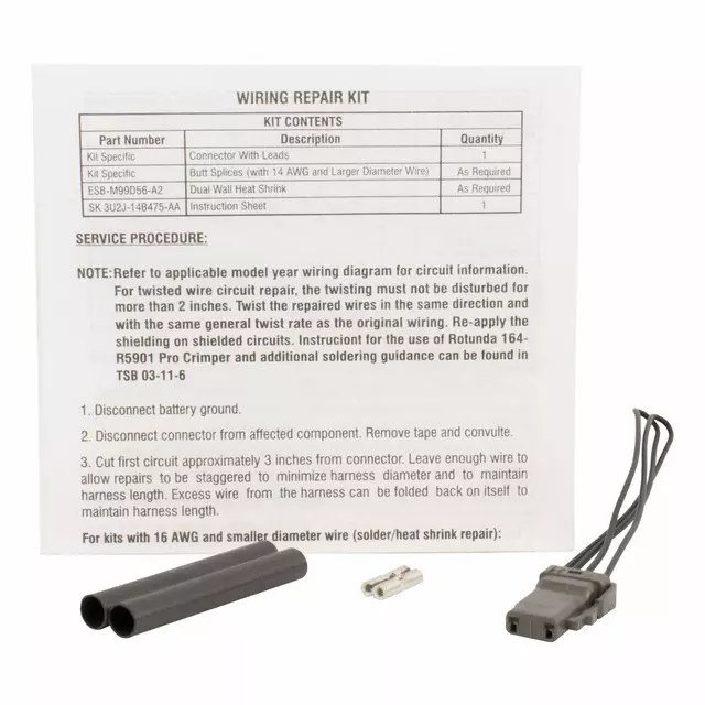 DU2Z14S411APA - : Wire Assembly for Ford Image